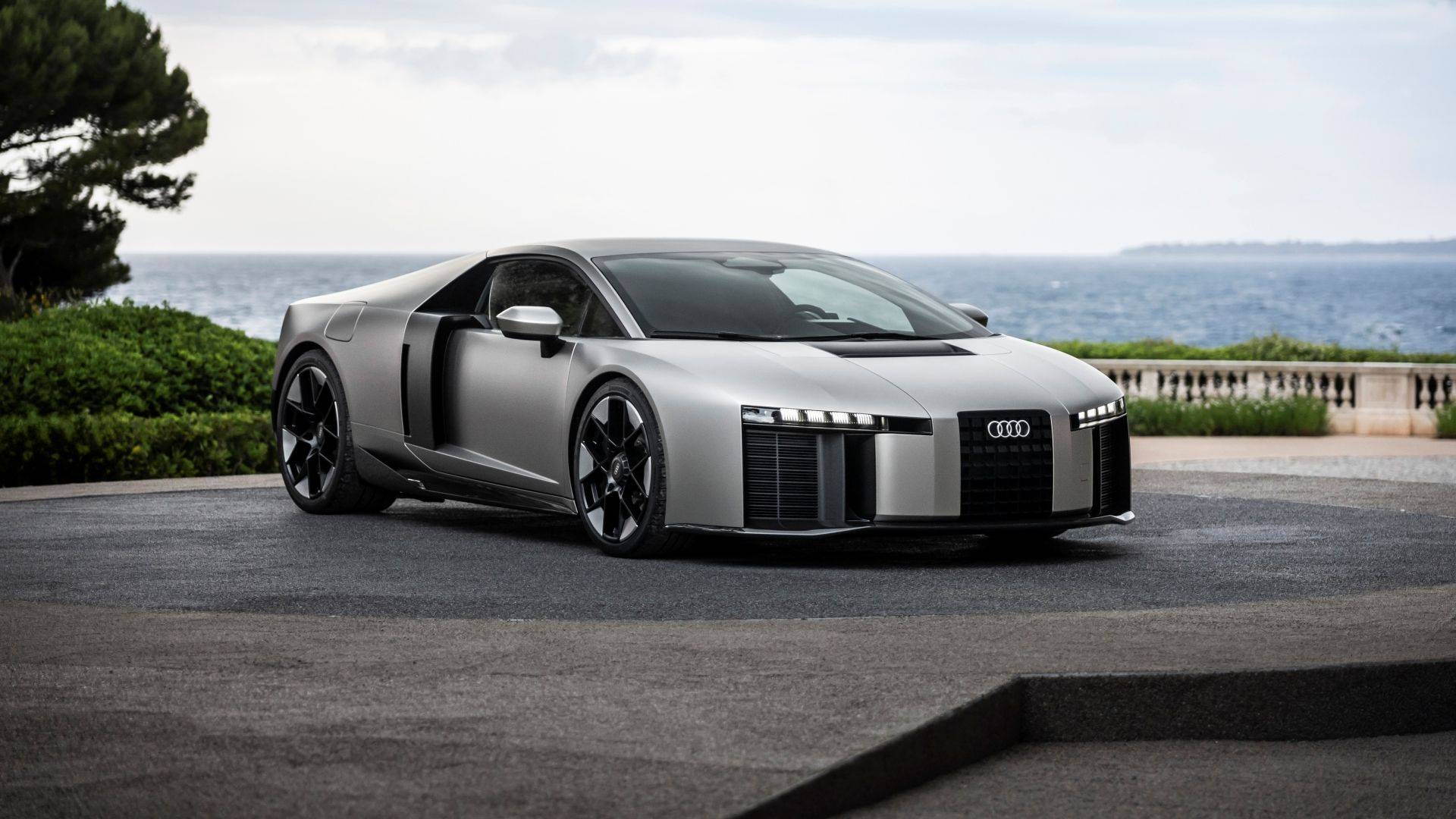 Audi Nuvolari rear design detail showing the supercar bodywork