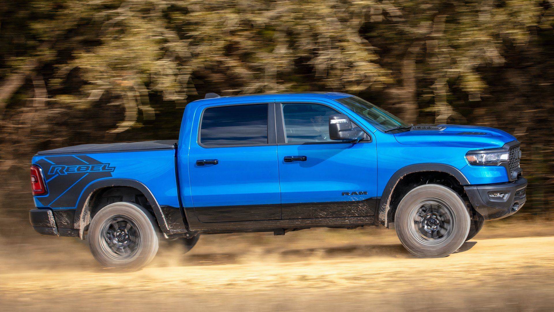 Side view of a Ram 1500 Rebel pickup