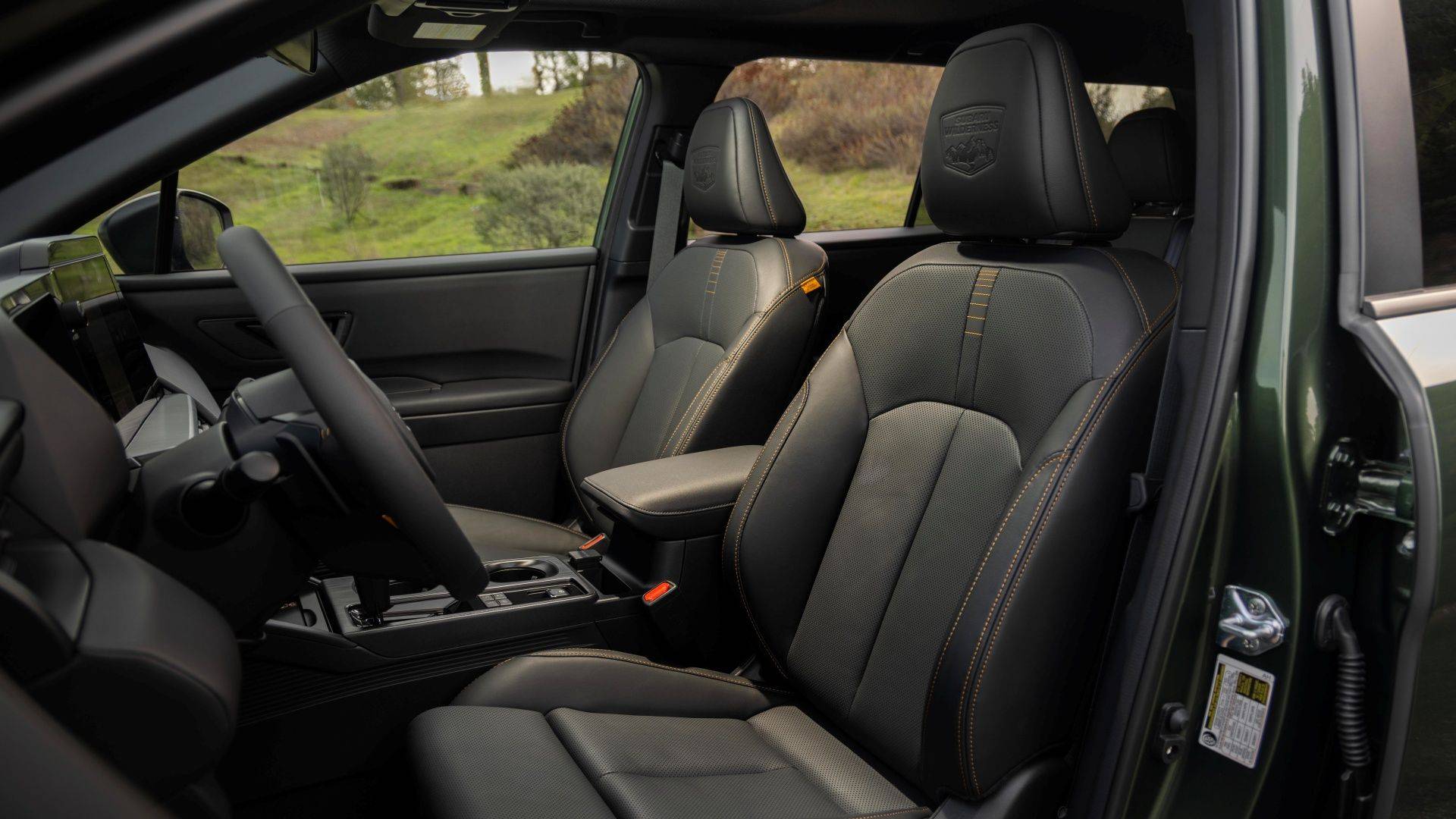Seats inside the 2026 Subaru Outback Wilderness