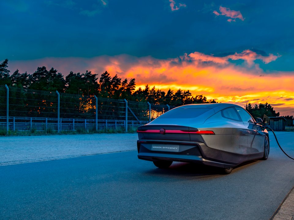 Volkswagen Mission Efficiency at the Ehra-Lessien test track in Germany