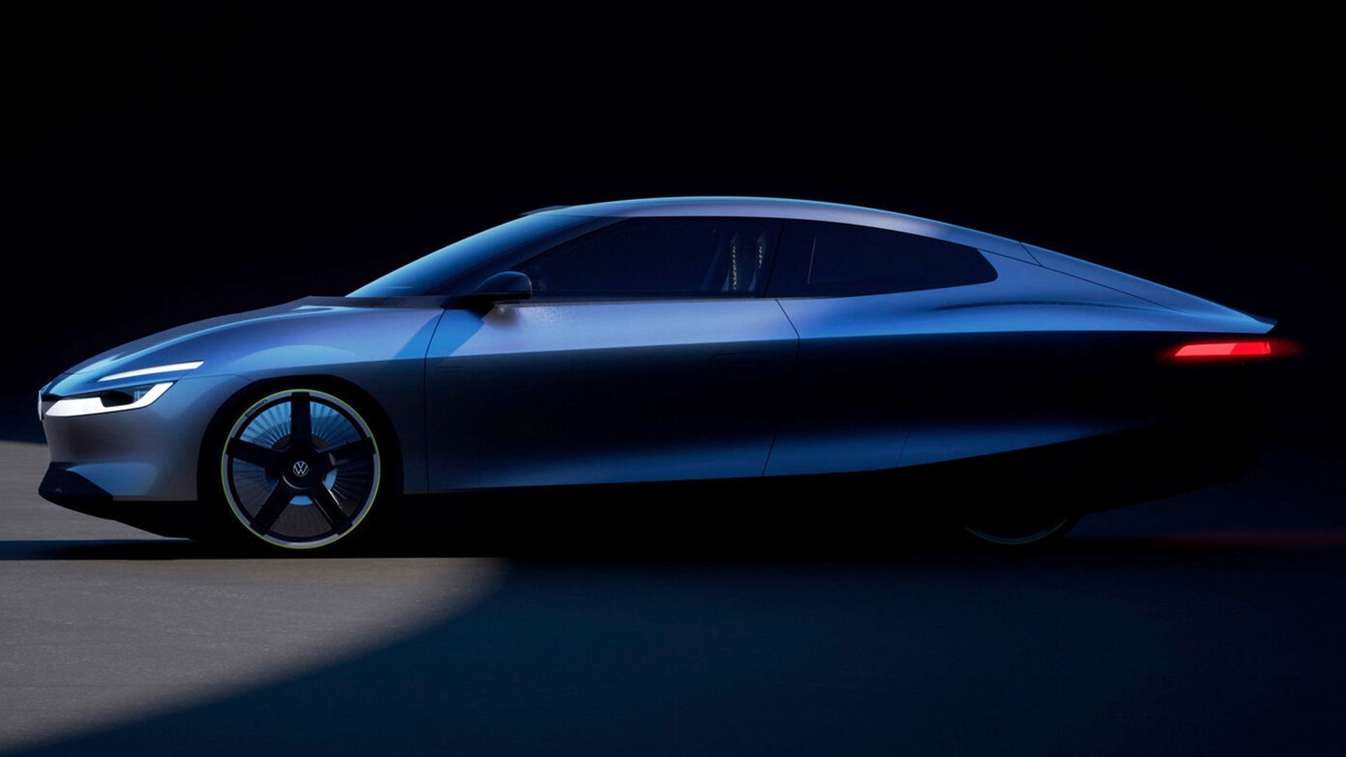 Volkswagen Mission Efficiency electric concept in side profile