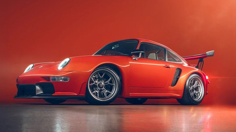 Red Gunther Werks Turbo in a studio