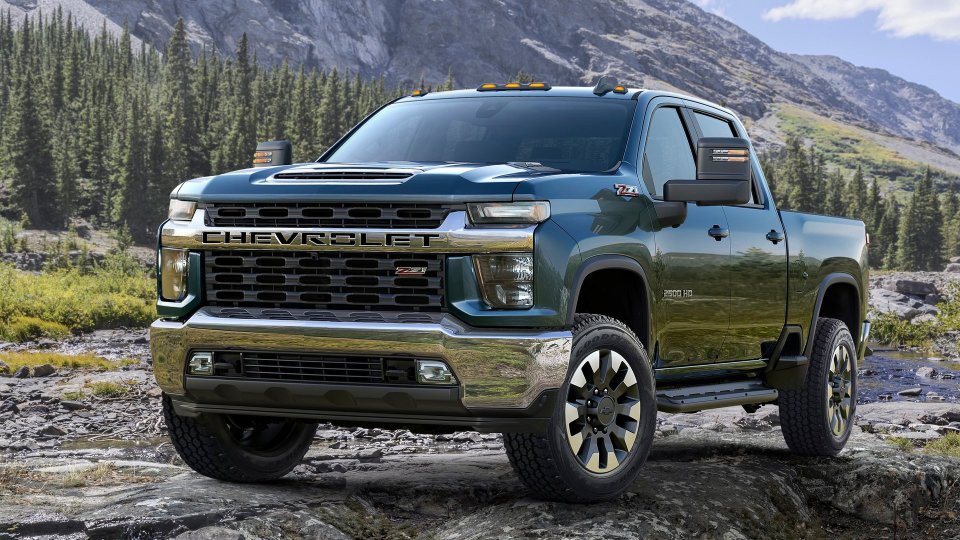 Chevrolet Silverado 2500HD Z71 on rocky terrain